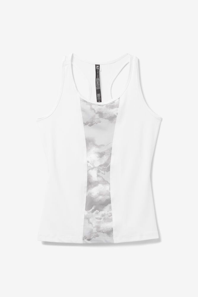 Fila Tank Top Deuce Court Racerback Womens White - India IQE-601298